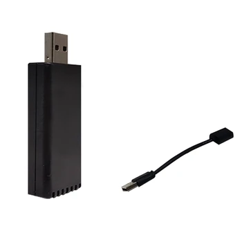 1 KS Bezdrôtových Carplay Adaptér Black & Silver Podporu 5G Pre Auto Stereo S USB Konektor Bez Odstránenia Rádio
