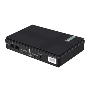 1 ks záložných zdrojov Napájania USB POE 10400Mah Záložnej Batérie Pre Wifi Router CCTV (US Konektor)