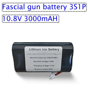 10.8 V 3000mAh 3S1P Lítiové Batérie Nabíjateľné Fascial zbraň