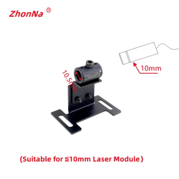 10 mm Drevo Stroj Laser Line Vyhľadávač Mount Kovový Držiak Pre DIY polohovacie zariadenie Holde Rotačná Os 12mm16mm20mm25mm Modul Voliteľné