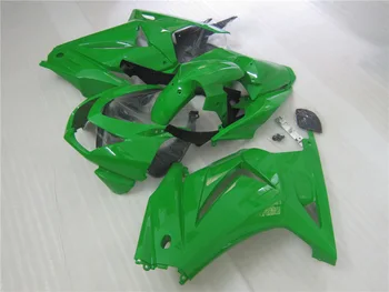 100%fit Pre Kawasaki Ninja 250r 2008 - 2014 Kapotáže auta EX250 08 09 10 11 12 horské Vstrekovacie formy zelená S94