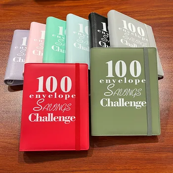 100 Nová Obálka Výzvou Binder Pár Výzvou Prípade, Poznámkový Blok Úspor Priečinka Hot Predaj Obálky Úspory Výzvy Knihy