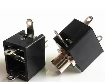 10PCS 3,5 mm Samica Audio Konektor 3 Pin DIP Slúchadlá Jack Zásuvka PJ-301