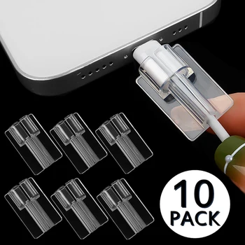 10Pcs Mäkké Silikónové USB Dátový Kábel Chránič Prípade Nabíjačku Line Ochranné Puzdro Kryt pre Apple ios iPhone, iPad, Káblová Zábal Klip
