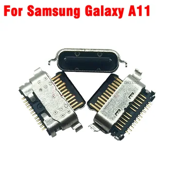 10pcs Typ-c, USB Konektor Nabíjania Nabíjanie Zásuvky Konektora Powe Dok Pre Samsung Galaxy A11 A115F / A02S A025F / A01 Core A013F