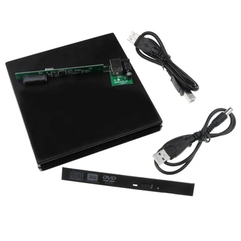 12,7 Mm Externý DVD Krytu USB 2.0, Externý DVD/CD-ROM puzdro Pre Prenosný POČÍTAČ, Optické Jednotky SATA, Aby SATA