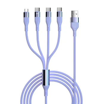 150 cm/4.9 ft USB Nabíjací Kábel Micro USB & Type-C Zariadenia Kábel Drôt pre Domácnosti,Kancelárie, a Cestovateľov Dropship