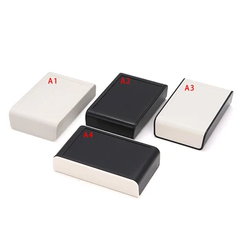 1PC ABS Plast Kryt Box Elektronického Nástroja Prípade Čierna Projektu Box Vodič Distribúcia Spojovacej skrinky 80*50*19 mm