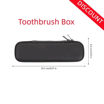 1pc Black Cestovné zubné kefky Úložný Box Plastový Opakovane Kefka Kontajner Praktická Kefka Box
