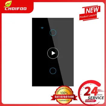 1PCS Stenu Touch Smart Light Switch S Neutrálnym/Č Neutrálne,Bez Kondenzátora Inteligentný Život/Tuya 2/3 Spôsob Kontroly Kompatibilné