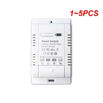 1~5 KS Tuya 20A Smart Switch Istič APP Riadenie Napájania Monitora Ochrana proti Preťaženiu Pracuje s Alexa Domov Siri