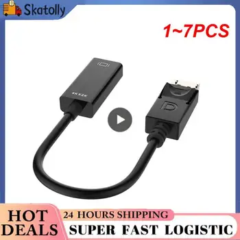 1~7PCS na kompatibilný s HDMI Kábel Converter 4K/1080P Displayport Adaptér, Počítač, Notebook HDTV Monitor, Projektor