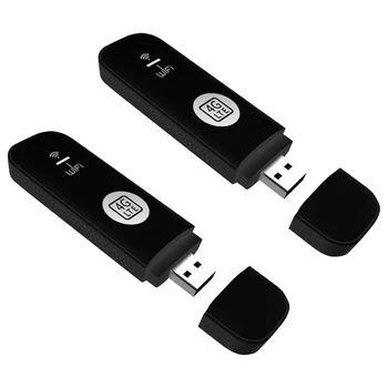 2 ks 4G USB WIFI Modem So SIM Kartu 4G LTE Auto Bezdrôtový Wifi Router Podporu B1/3/5/7/8/20/28 Európska Band
