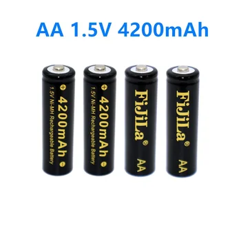 2022 lote 4200mAh AA recarregável 1,5 V bateria Alcalina Recarregável batery para diodo emissor de luz de brinquedo mp3