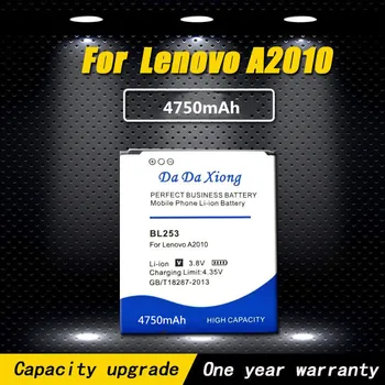 2023 New Vysoká Kvalita 4750mAh BL253 BL-253 Batérie Pre Lenovo A2010 Telefón Bateria