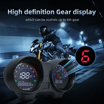 2023 Nový Upgrade LED Digital Dashboard Motocykel RPM Meter Rýchlomer Pre Brazília TITAN 150 Honda CG150 Fan150