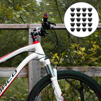 20PCS Kormidlo koncovky Gumené koncovky Bike Bar koncovky pre BMX Horský Bicykel MTB, Road Bike22mm