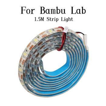2ks LED Svetlá Pásy Pre Bambu Lab p1p 3D Tlačiareň LED Svetlo, Bar Auta 5V 150/300 IP44 Nepremokavé, Osvetlenie, Lampy, Bambulab