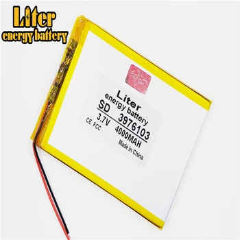 3976103 3,7 V,4000mAH polymer lithium ion batéria Li-ion batéria pre 7 palcový tablet pc 8 palcový 9