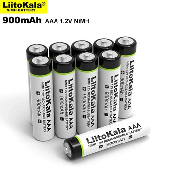 4-30 KS LiitoKala 1.2 V AAA NiMH Nabíjateľné Batérie 900mAh Vhodné pre hračky, myši, elektronické váhy, atď.
