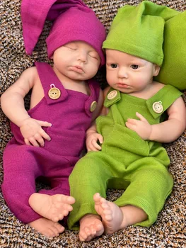 45 cm Loulou Bebe Realisticky Reborn Baby Doll 3D Lakovanej Kože Novorodenca Bábiky Pre Deti Gif