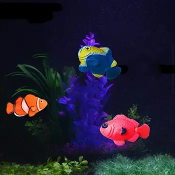 5 ks Dekoračné Umelé Clownfish Náhodné Farby Simulácie Simulácia Tichom Tropické Ryby Plastové Plávajúce Ryby