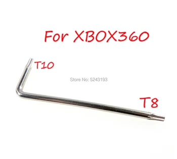 5 ks/veľa T8 T10 L Kľúč, Skrutkovač pre Xbox 360 Mod Kits/ Repair Tool Bezpečnosti Skrutkovač Torx