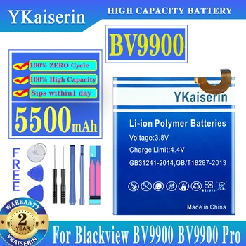 5500mAh DK015 High Capacity Batérie pre Blackview BV9900 BV9900 Pro BV9900Pro Smart Telefónu kontakty batérie Batérie + Trať Kód