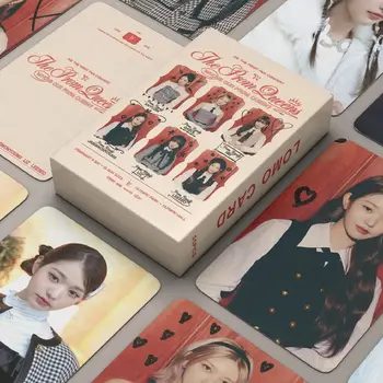 55Pcs/Set Kpop SOM Lomo Kariet Nový Album ELVEN Tlač Fotografií Karty kórejský Módne Pohľadnice pre Fanúšikov Kolekcia Dary