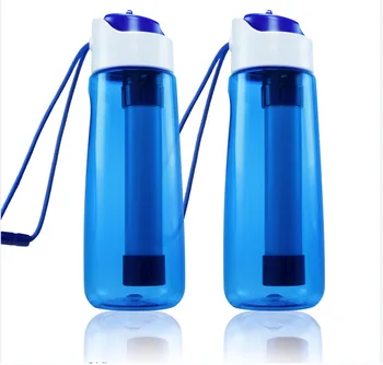 750L vonkajšie čistenie vody fľašu vonkajšie prežitie núdzové pitnej vody filter pohár turistika kempovanie čistička vody(2 KS)