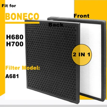 A681 HEPA Uhlíkový Filter pre BONECO H680 H700 Hybrid Zvlhčovač & Čistička Vzduchu