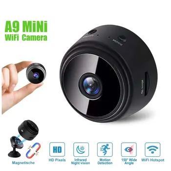 A9 Mini WiFi Kamera Vnútorné Bezdrôtové Zabezpečenie Ochrany Batérie CCTV Monitor 1/2 ks Smart Home Video Dohľad Nočné Videnie