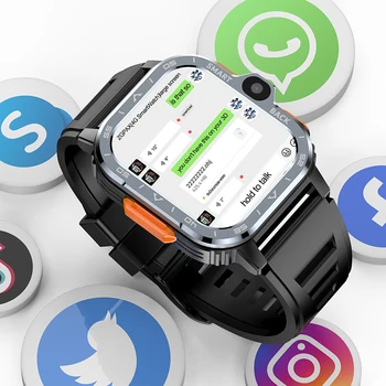 Ajeger 4G LTE Smart Hodinky Mužov Android 8.1 Smartwatch 2.03