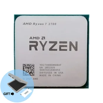 AMD Ryzen 7 2700 R7 2700 3.2 GHz Osem-Core Šestnásť-Niť 16M 65W CPU Procesor YD2700BBM88AF Zásuvky AM4