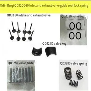 Auto diely Odin Ruiqi QD32 QD80 Sací a výfukový ventil príručka seat zámok jar factory