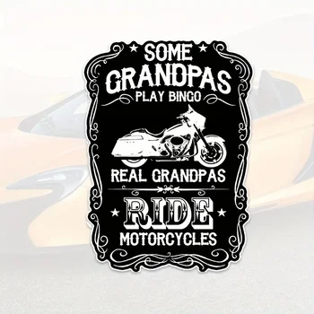 Auto príslušenstvo Nálepky Reálne Grandpas Ride Motocykle 7 Palcový Obtlačok Na s, Nákladné autá, Motocykle, Lode a Notebooky - Palice Pre Všetkých