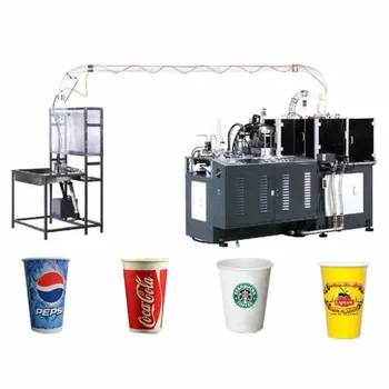 Automatické Vytváranie Jednorazové Kávy Papiera, Kartónu Pohár Výrobný Stroj na Horúce, Studené Nápoje