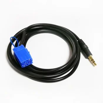 Autorádio ISO 8Pin Grundig Konektor Aux Kábel pre I-Pod I-Telefón Mp3 na Mercedes Benz, Smart 450 Rádio