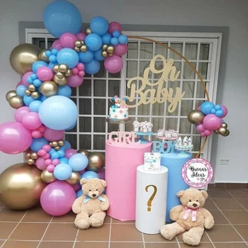 Balón Garland Arch Auta 1. Narodeniny, Party Dekorácie Latex Baloon Deti Narodeniny, Svadba Baby Sprcha Dekorácie Dodávky