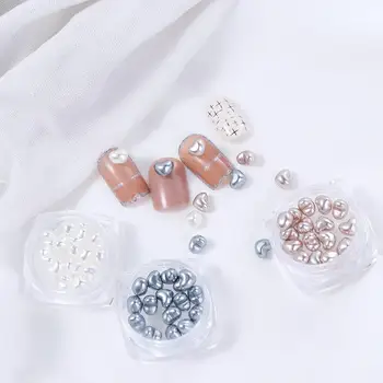 Barokový Šampanské Nechty Salon Nechty Krásy Láska Srdce Nechty Kúzlo 3D Dekorácie Nechtov Nail Art Šperky Manikúra Príslušenstvo