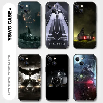 Batman Dark Knight Telefón puzdro Pre iPhone 15 14 13 12 11 8 Pro Max X XR XS Plus Mini Kryt Čierny