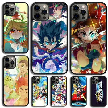 Beyblade Praskla Anime Telefón puzdro Pre iPhone 15 14 13 12 Mini 11 Pro Max SE 2020 6 7 8 Plus X XS Max XR Kryt Plášťa coque