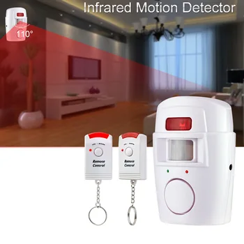 Bezdrôtové Diaľkové Riadených Mini Alarm Detektor Pohybu Home Security Alarm, Senzor