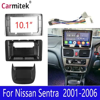 Carmitek autorádia Fascia pre Nissan Sentra 2001-2006 DVD, Stereo Rám Doska Adaptér Montáž Dash Inštalačný Rám
