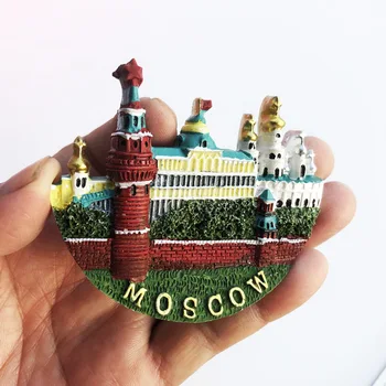 Chladnička Magnet Moskva Osobné Tvorivé Remesiel Kultúrnej Krajiny Dekorácie Správu Nálepky Turistické Suveníry