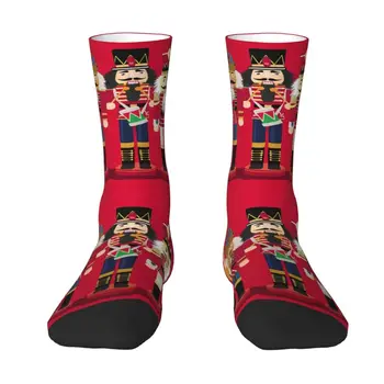 Cool Mens baletu luskáčik Vojak Hračka Vianočný Darček Šaty Unisex Ponožky Teplé Pohodlné 3D Tlač Posádky Ponožky