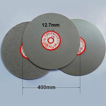 Diamantových Brúsnych Diskov Kolies 16-Palcové 400mm x 12,7 mm Otvor Keramické Tesnenie Brúska Jade Nožom Leštenie Disk
