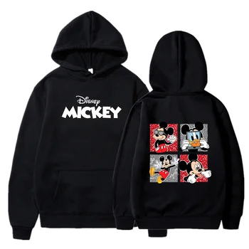 Disney Mickey Minnie Mouse Mikina S Kapucňou Mikiny Muži Ženy Móda Bežné Pohode Pulóver Študent Harajuku Streetwear Hoodies