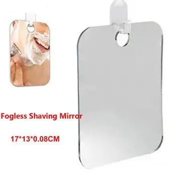 Domov Hotel Fogless Zrkadlo Akryl Kúpeľňa make-up Holiace Nástroje Ženy Muži Anti-fog Sprcha Zrkadlo 17cmx13cm Cestovné Príslušenstvo