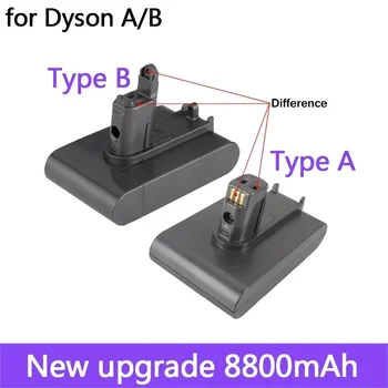 Dyson 22.2 V 8800mAh Fit TypeA alebo B Li-ion Vysávač Batérie pre Dyson DC35, DC45 DC31, DC34, DC44, DC31 Zvierat, DC35 Zvierat & 8.8 Ah